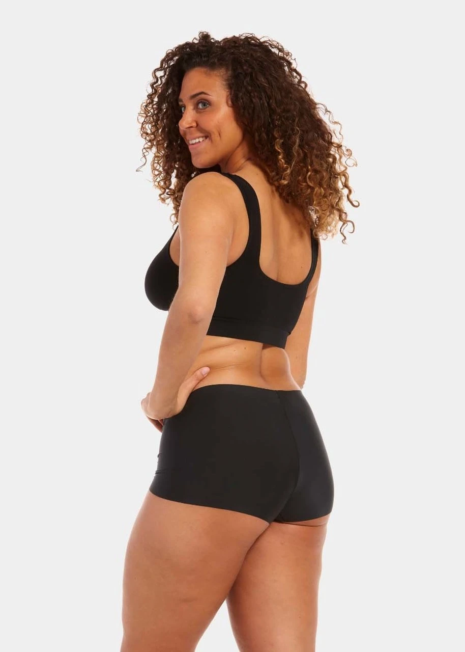 Black New Women′s Antibacterial Briefs Breathable Briefs