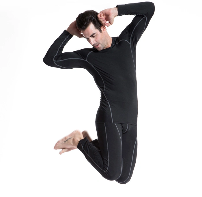 Free Sample Men Quick-Dry Running Gym Yoga Sports Long Sleeve